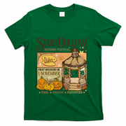 Stars Hollow Autumn Festival Food Friends Festivities T-Shirt - Green