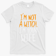 Spooky Halloween Couple Costume Witchy Love T-Shirt - White