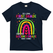So Long 1st Grade Look Out 2nd Grade Funny Graduation Gifts T-Shirt - Navy