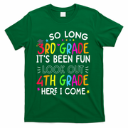 So Long 3rd Grade Graduation 4th Grade Here I Come Last Day T-Shirt - Green