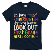 So Long Kindergarten Look Out 1st Grade Here I Come T-Shirt - Navy