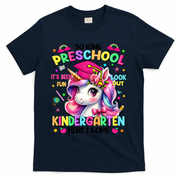 So Long Preschool Graduation Graduate Unicorn  T-Shirt - Navy