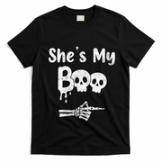 She’S My Boo Skull Face T-Shirt - Black
