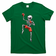 Skeleton Muay Thai Halloween Kickboxing MMA Fighter Costume T-Shirt - Irish Green