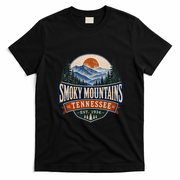Smokey Mountains Tennessee Est 1934 Vintage T-Shirt - Black