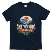 Smokey Mountains Tennessee Est 1934 Vintage T-Shirt - Navy Blue
