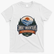 Smokey Mountains Tennessee Est 1934 Vintage T-Shirt - White