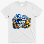 SCOTLAND North America Soccer Tournament 2026 T-Shirt - White