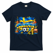 SWEDEN North America Soccer Tournament 2026 T-Shirt - Navy