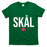 Skal Norwegian Phrase Saying Gift Cheers In Norway T-Shirt - Irish Green