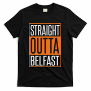 Straight Outta Preschool Pre School Graduation Funny Cool T-Shirt - Black