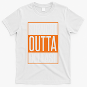 Straight Outta Preschool Pre School Graduation Funny Cool T-Shirt - White