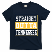 Straight Outta Tennessee T-Shirt - Navy Blue