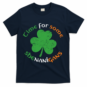 St Patrick's Day Time For Some Shenanigans T-Shirt - Navy