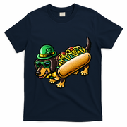 St Patricks Day Chicago Irish Dog Funny Cute T-Shirt - Navy