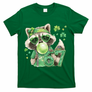 St Patrick’s Day 67 Raccoon Viral Meme T-Shirt - Green