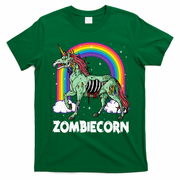 Spooky Rainbow Zombiecorn Halloween Costume T-Shirt - Irish Green