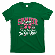 Senior Sunrise 2027 One Last Sunrise Before Future Begins T-Shirt - Irish Green