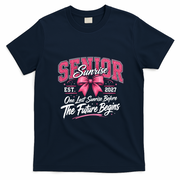 Senior Sunrise 2027 One Last Sunrise Before Future Begins T-Shirt - Navy Blue