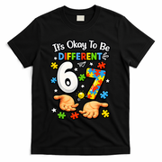 Six Seven Autism Awareness 67 T-Shirt - Black