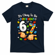 Six Seven Autism Awareness 67 T-Shirt - Navy