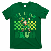 Six Seven Bruh St Patricks Day 6-7 Meme 67 T-Shirt - Green
