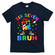 Six Seven Bruh Autism T-Shirt - Navy