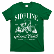 Sideline Social Club Soccer Mom Game Day Mothers Day T-Shirt - Green