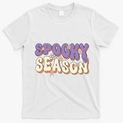Spooky Season Cute Halloween Vibe Gift T-Shirt - White