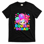Squid Squad Dumpling Kawaii Pastel Anime Birthday T-Shirt - Black