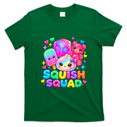 Squid Squad Dumpling Kawaii Pastel Anime Birthday T-Shirt - Irish Green