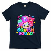 Squid Squad Dumpling Kawaii Pastel Anime Birthday T-Shirt - Navy Blue