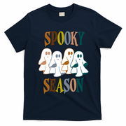 Spooky Season Halloween Ghost Festive T-Shirt - Navy Blue