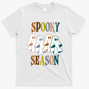 Spooky Season Halloween Ghost Festive T-Shirt - White