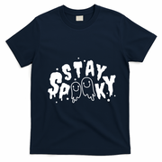 Stay Spooky Halloween Festive T-Shirt - Navy Blue