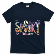 Spooky Season Iridescent Halloween T-Shirt - Navy