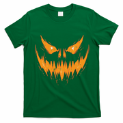 Scary Spooky Jack O Lantern Face Pumpkin Halloween Funny T-Shirt - Irish Green
