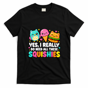 Squishy Squishies Squish Squad Cute Funny T-Shirt - Black