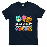 Squishy Squishies Squish Squad Cute Funny T-Shirt - Navy Blue