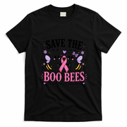 Save The Boo Bees Breast Cancer Awareness Funny T-Shirt - Black