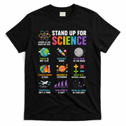 Stand Up For Science Is Life Magic Is Real T-Shirt - Black