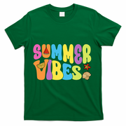 Summer Vibes Beach Life Vacation T-Shirt - Green