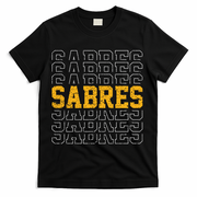 Sabres Vintage Gift Sports Fan T-Shirt - Black