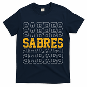 Sabres Vintage Gift Sports Fan T-Shirt - Navy
