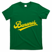 Sporty Varsity Style Bananas T-Shirt - Green