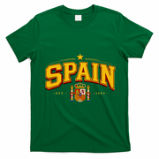 SPAIN World Soccer Fan EST 1492 Vintage T-Shirt - Irish Green