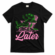 See You Later Summer Alligator Last Day Of School T-Shirt - Black