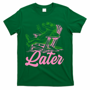 See You Later Summer Alligator Last Day Of School T-Shirt - Green