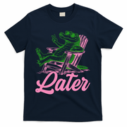 See You Later Summer Alligator Last Day Of School T-Shirt - Navy