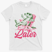 See You Later Summer Alligator Last Day Of School T-Shirt - White